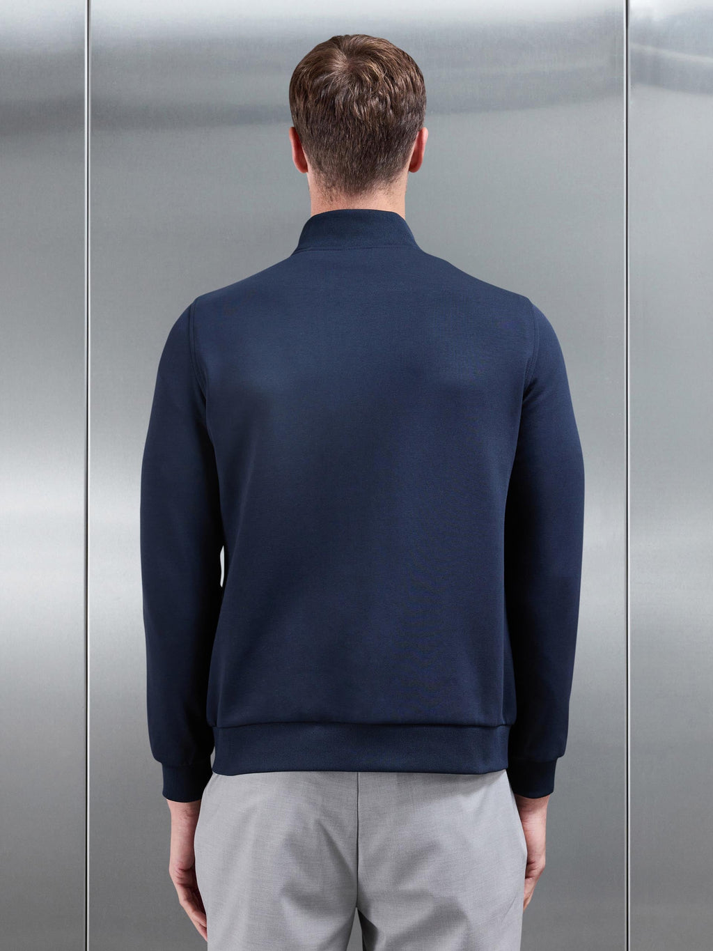 Hybrid Quilted Jacket in Navy
