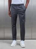 Tailored Drawstring Chino Trouser in Grey